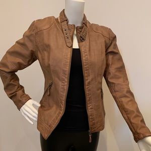 Max Studio Faux Leather Jacket